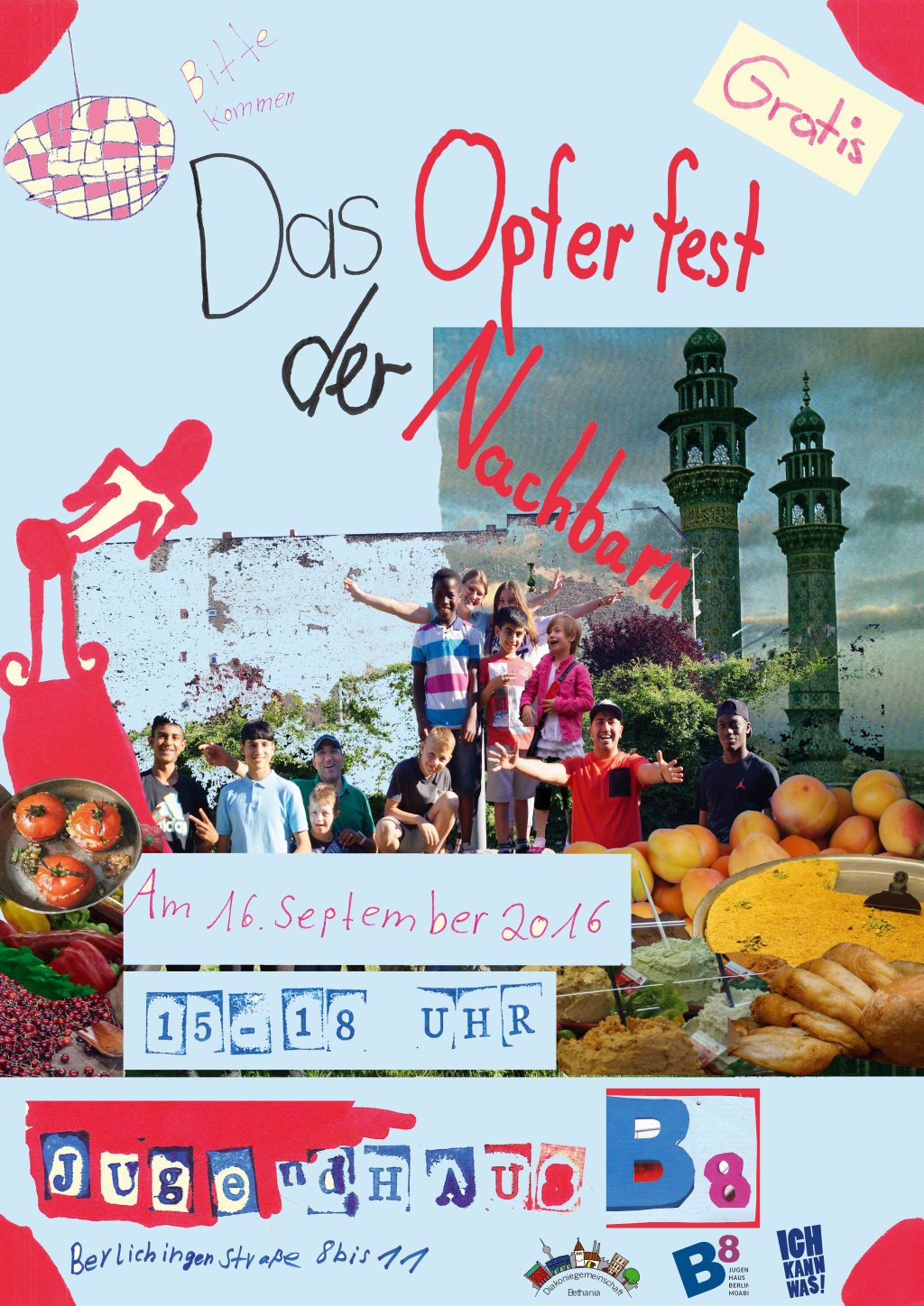 Flyer- und Fotoworkshop mit Jugendlichen des Jugendhauses B8,&nbsp;Berlin-Moabit