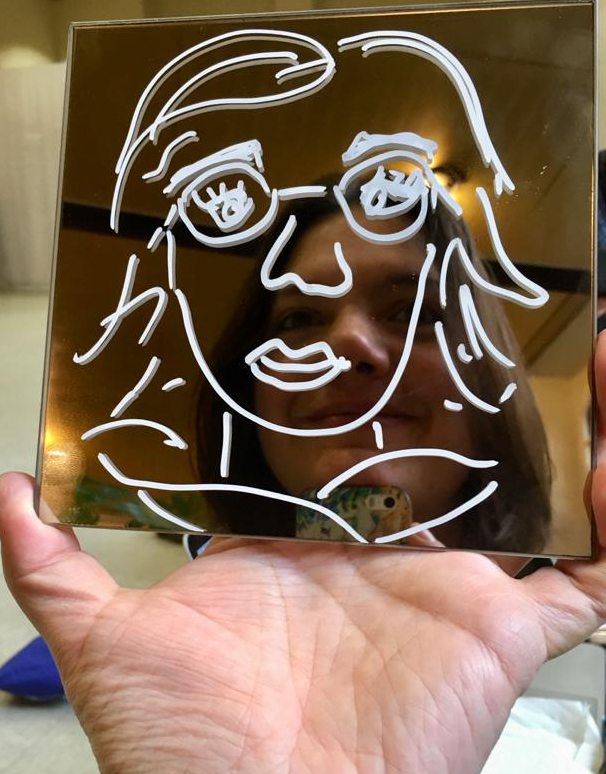 Himmel, himmlisches, Horizont und&nbsp;Spiegelfliesen